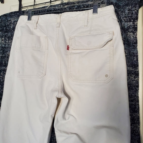 Levi's Premium Chore Utility Pants A10380001 White Men's Size 31X32 Straight - Picture 5 of 12